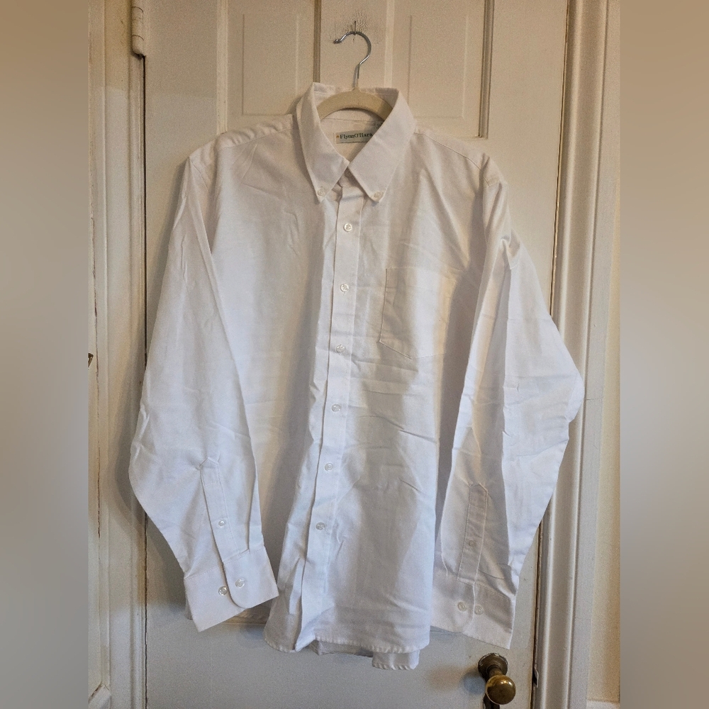 Flynn O'Hara White Men's Button Down Shirt